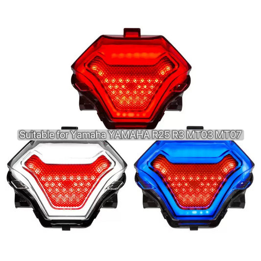 Motorcycle LED Integrated Tail Light with Turn Signal for Yamaha R25 R3 MT03 MT07
